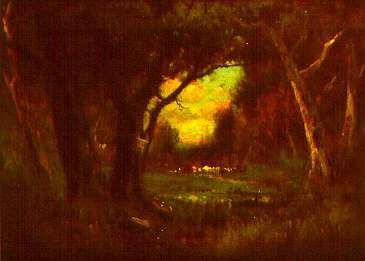 William Keith Woodland Scene